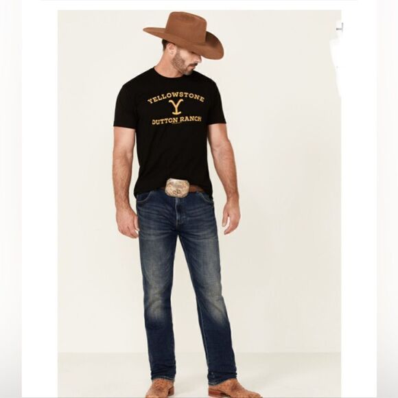 Yellowstone Men's Cotton Dutton Ranch Logo Short Sleeve T-Shirts 2-Pack Size XS - Picture 10 of 10